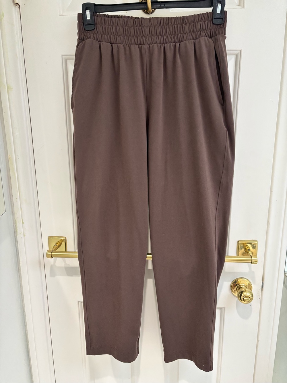 Yogalicious Women’s Brown Elastic Waist Joggers